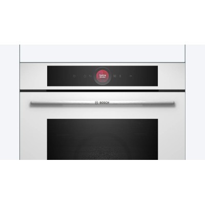 Духова шафа Bosch електрична, 71л, A+, дисплей, конвекція, білий (HBG7341W1)