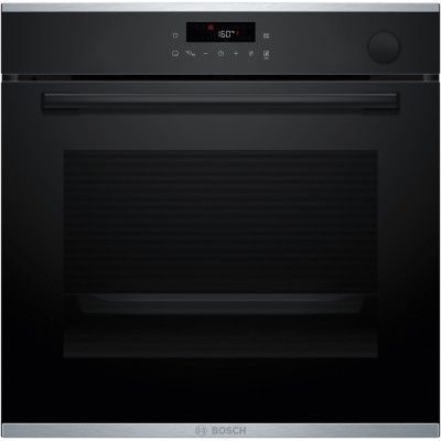 Духова шафа Bosch електрична, 71л, A+, дисплей, конвекція, пара, телескопічні направляючі, чорний (HRG232EB3)