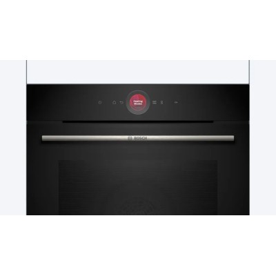 Духова шафа Bosch електрична, 71л, A+, дисплей, конвекція, чорний (HBG7341B1)