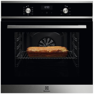 Духова шафа Electrolux електрична, 65л, A, дисплей, конвекція, чорний (EOF5H40BX)