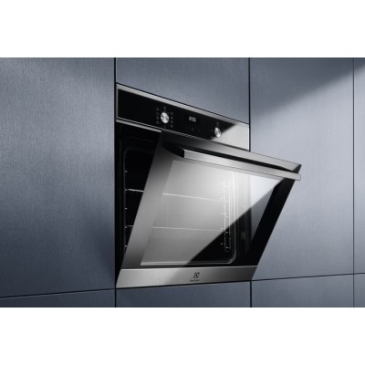 Духова шафа Electrolux електрична, 65л, A, дисплей, конвекція, чорний (EOF5H40BX)