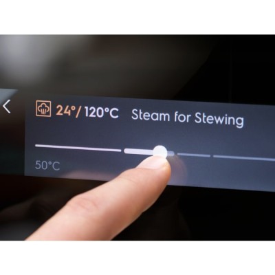 Духова шафа Electrolux електрична, 70л, А++, пара, дисплей, конвекція, ф-ція пароварки, телескопічні напрямні, чорний (EOB8S39WZ Духова шафа Electrolux електрична, 70л, А++, пара, дисплей, конвекція, ф-ція пароварки, телескопічні напрямні, чорний (EOB8S39WZ