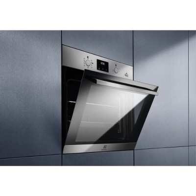 Духова шафа Electrolux електрична, 72л, A, пара, дисплей, конвекція, телескопічні напрямні, нерж (EOD3F50TX) Духова шафа Electrolux електрична, 72л, A, пара, дисплей, конвекція, телескопічні напрямні, нерж (EOD3F50TX)