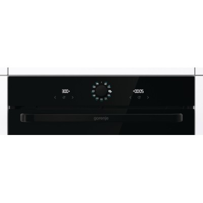 Духова шафа Gorenje електрична, 77л, A, пара, дисплей, макс.темпер.-300, чорний (BOS6737SYB)