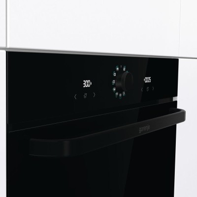 Духова шафа Gorenje електрична, 77л, A, пара, дисплей, макс.темпер.-300, чорний (BOS6737SYB)