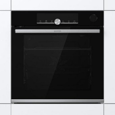 Духова шафа Gorenje електрична, 77л, A+, TouchFree, пара, дисплей, Wi-Fi керування, піроліз, готув. на різн рівнях, нерж (BPSAX6 Духова шафа Gorenje електрична, 77л, A+, TouchFree, пара, дисплей, Wi-Fi керування, піроліз, готув. на різн рівнях, нерж (BPSAX6