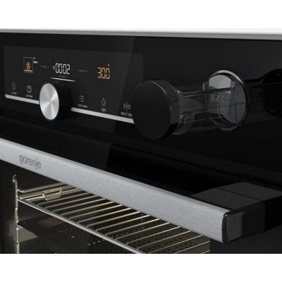 Духова шафа Gorenje електрична, 77л, A+, TouchFree, пара, дисплей, Wi-Fi керування, піроліз, готув. на різн рівнях, нерж (BPSAX6 Духова шафа Gorenje електрична, 77л, A+, TouchFree, пара, дисплей, Wi-Fi керування, піроліз, готув. на різн рівнях, нерж (BPSAX6