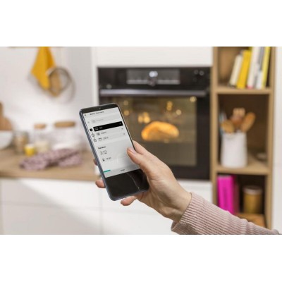 Духова шафа Gorenje електрична, 77л, A+, TouchFree, пара, дисплей, Wi-Fi керування, піроліз, готув. на різн рівнях, нерж (BPSAX6 Духова шафа Gorenje електрична, 77л, A+, TouchFree, пара, дисплей, Wi-Fi керування, піроліз, готув. на різн рівнях, нерж (BPSAX6