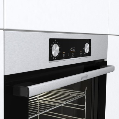 Духова шафа Gorenje електрична, 77л, A+, дисплей, IconLed, нерж (BO6737E02X) Духова шафа Gorenje електрична, 77л, A+, дисплей, IconLed, нерж (BO6737E02X)