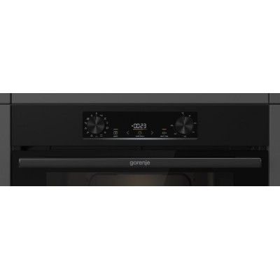 Духова шафа Gorenje електрична, 77л, A+, дисплей, IconLed, піроліз, чорний (BOP6737E02BK) Духова шафа Gorenje електрична, 77л, A+, дисплей, IconLed, піроліз, чорний (BOP6737E02BK)