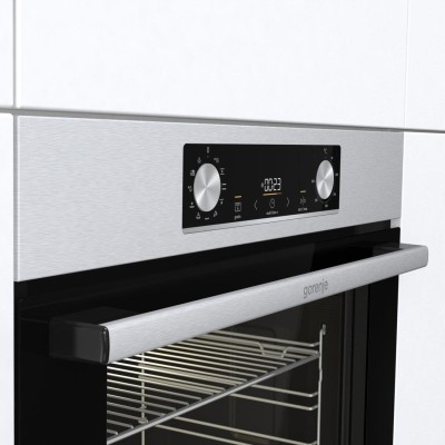 Духова шафа Gorenje електрична, 77л, A+, дисплей, нерж (BO6735E02X) Духова шафа Gorenje електрична, 77л, A+, дисплей, нерж (BO6735E02X)