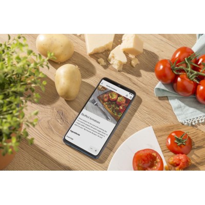 Духова шафа Gorenje електрична, 77л, A+, пара, дисплей, 300 °C, Wi-Fi, чорний (BSA6747A04BGWI)
