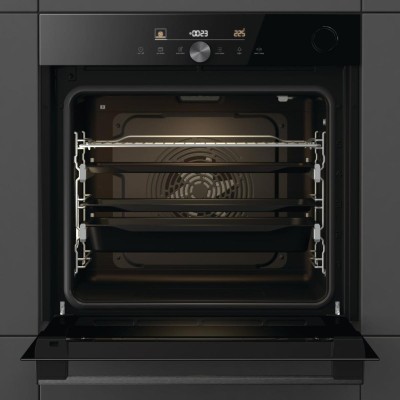Духова шафа Gorenje електрична, 77л, A+, пара, дисплей, Wi-Fi, чорний (BSA6747DGWI)
