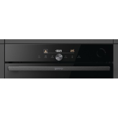Духова шафа Gorenje електрична, 77л, A+, пара, дисплей, Wi-Fi, чорний (BSA6747DGWI)