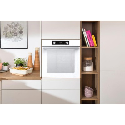 Духова шафа Gorenje електрична, 77л, A+, пара, дисплей, білий (BOS6737E13WG) Духова шафа Gorenje електрична, 77л, A+, пара, дисплей, білий (BOS6737E13WG)