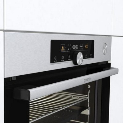 Духова шафа Gorenje електрична, 77л, A+, пара, дисплей, готування на різних рівнях, нерж (BPSA6747A08X) Духова шафа Gorenje електрична, 77л, A+, пара, дисплей, готування на різних рівнях, нерж (BPSA6747A08X)