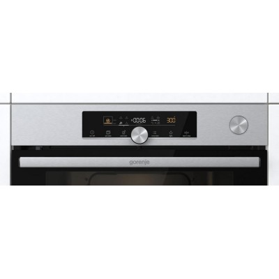 Духова шафа Gorenje електрична, 77л, A+, пара, дисплей, готування на різних рівнях, нерж (BPSA6747A08X) Духова шафа Gorenje електрична, 77л, A+, пара, дисплей, готування на різних рівнях, нерж (BPSA6747A08X)