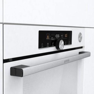 Духова шафа Gorenje електрична, 77л, A+, пара, дисплей, готування на різних рівнях, піроліз, білий (BPSA6747A08WG) Духова шафа Gorenje електрична, 77л, A+, пара, дисплей, готування на різних рівнях, піроліз, білий (BPSA6747A08WG)