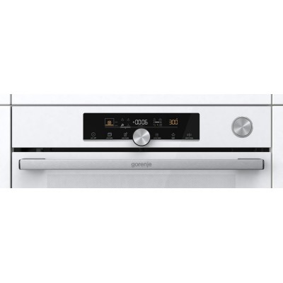 Духова шафа Gorenje електрична, 77л, A+, пара, дисплей, готування на різних рівнях, піроліз, білий (BPSA6747A08WG) Духова шафа Gorenje електрична, 77л, A+, пара, дисплей, готування на різних рівнях, піроліз, білий (BPSA6747A08WG)