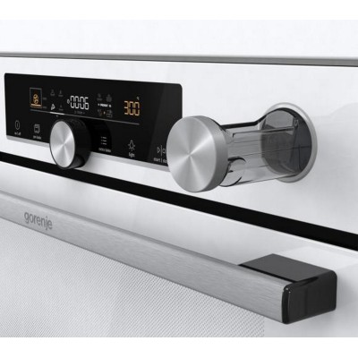 Духова шафа Gorenje електрична, 77л, A+, пара, дисплей, готування на різних рівнях, піроліз, білий (BPSA6747A08WG) Духова шафа Gorenje електрична, 77л, A+, пара, дисплей, готування на різних рівнях, піроліз, білий (BPSA6747A08WG)