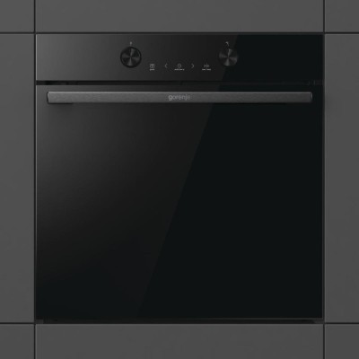 Духова шафа Gorenje електрична, 77л, A+, пара, дисплей, піроліз, чорний (BPS6737E04DBG) Духова шафа Gorenje електрична, 77л, A+, пара, дисплей, піроліз, чорний (BPS6737E04DBG)