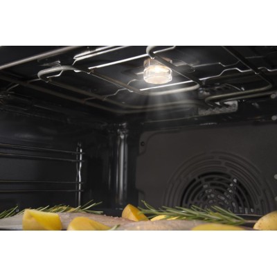Духова шафа Gorenje електрична, 77л, A+, пара, дисплей, піроліз, чорний (BPS6737E07B)