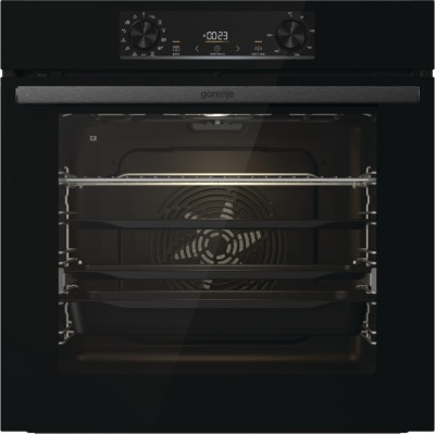 Духова шафа Gorenje електрична, 77л, A+, пара, дисплей, піроліз, чорний (BPS6737E14BG) Духова шафа Gorenje електрична, 77л, A+, пара, дисплей, піроліз, чорний (BPS6737E14BG)