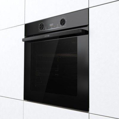 Духова шафа Gorenje електрична, 77л, A+, пара, дисплей, піроліз, чорний (BPS6737E14BG) Духова шафа Gorenje електрична, 77л, A+, пара, дисплей, піроліз, чорний (BPS6737E14BG)