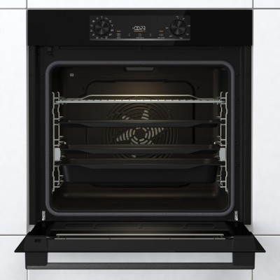 Духова шафа Gorenje електрична, 77л, A+, пара, дисплей, піроліз, чорний (BPS6737E14BG) Духова шафа Gorenje електрична, 77л, A+, пара, дисплей, піроліз, чорний (BPS6737E14BG)