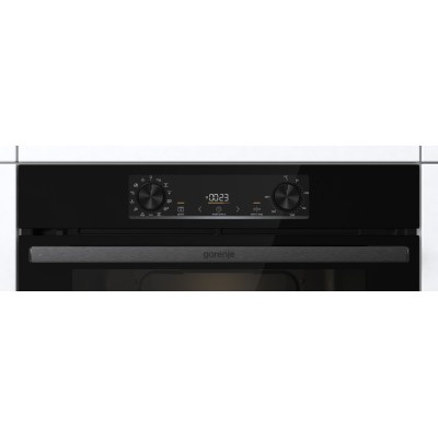 Духова шафа Gorenje електрична, 77л, A+, пара, дисплей, піроліз, чорний (BPS6737E14BG) Духова шафа Gorenje електрична, 77л, A+, пара, дисплей, піроліз, чорний (BPS6737E14BG)