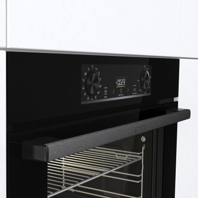 Духова шафа Gorenje електрична, 77л, A+, пара, дисплей, чорний (BOS6737E13BG) Духова шафа Gorenje електрична, 77л, A+, пара, дисплей, чорний (BOS6737E13BG)