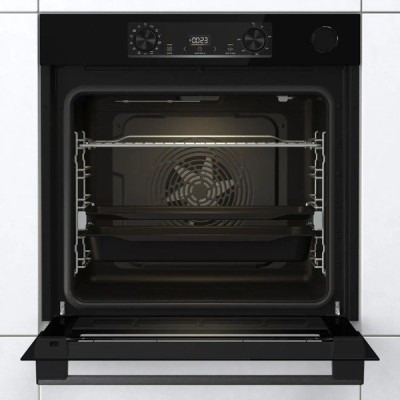 Духова шафа Gorenje електрична, 77л, A+, пара, дисплей, чорний (BSA6737E15BG) Духова шафа Gorenje електрична, 77л, A+, пара, дисплей, чорний (BSA6737E15BG)