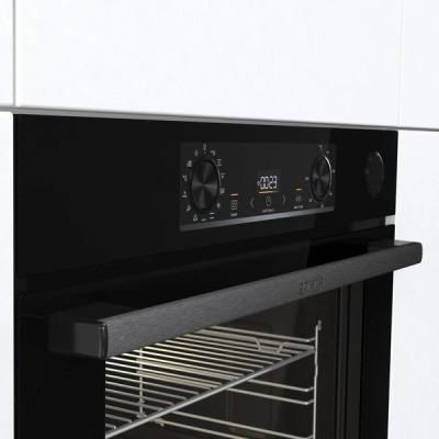 Духова шафа Gorenje електрична, 77л, A+, пара, дисплей, чорний (BSA6737E15BG) Духова шафа Gorenje електрична, 77л, A+, пара, дисплей, чорний (BSA6737E15BG)