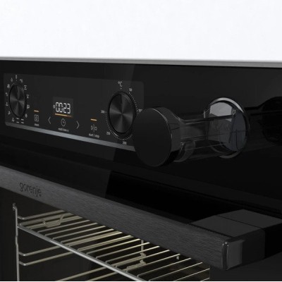 Духова шафа Gorenje електрична, 77л, A+, пара, дисплей, чорний (BSA6737E15BG) Духова шафа Gorenje електрична, 77л, A+, пара, дисплей, чорний (BSA6737E15BG)