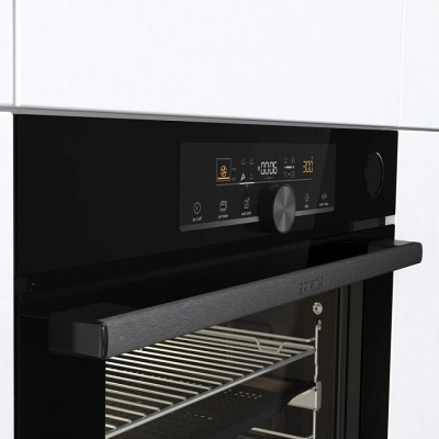 Духова шафа Gorenje електрична, 77л, A+, пара, дисплей, чорний (BSA6747A04BG) Духова шафа Gorenje електрична, 77л, A+, пара, дисплей, чорний (BSA6747A04BG)