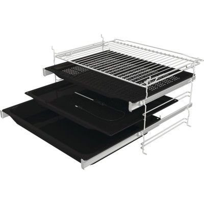Духова шафа Gorenje електрична, 77л, A+, пара, приготув. на декількох рівнях, дисплей, нерж (BSA6747A04X) Духова шафа Gorenje електрична, 77л, A+, пара, приготув. на декількох рівнях, дисплей, нерж (BSA6747A04X)