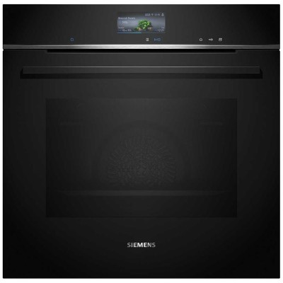 Духова шафа Siemens електрична, 71л, A+, пара, дисплей, конвекція, чорний (HS736G3B1) Духова шафа Siemens електрична, 71л, A+, пара, дисплей, конвекція, чорний (HS736G3B1)