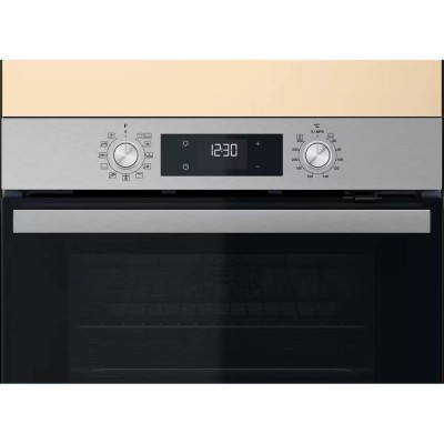 Духова шафа Whirlpool електрична, 71л, A+, дисплей, конвекція, телескопічні напрямні, нерж (OMR58HU1X)