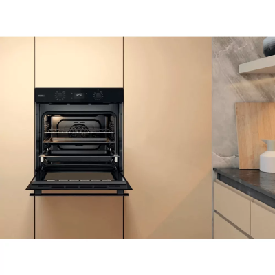 Духова шафа Whirlpool електрична, 71л, A+, дисплей, конвекція, телескопічні напрямні, пара, чорний (OMSK58CU1SB) Духова шафа Whirlpool електрична, 71л, A+, дисплей, конвекція, телескопічні напрямні, пара, чорний (OMSK58CU1SB)