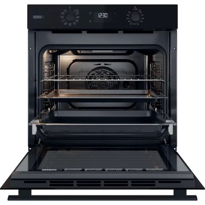 Духова шафа Whirlpool електрична, 71л, A+, дисплей, конвекція, телескопічні напрямні, пара, чорний (OMSR58CU1SB)
