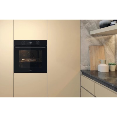 Духова шафа Whirlpool електрична, 71л, A+, дисплей, конвекція, телескопічні напрямні, чорний (OMK58HU1B) Духова шафа Whirlpool електрична, 71л, A+, дисплей, конвекція, телескопічні напрямні, чорний (OMK58HU1B)