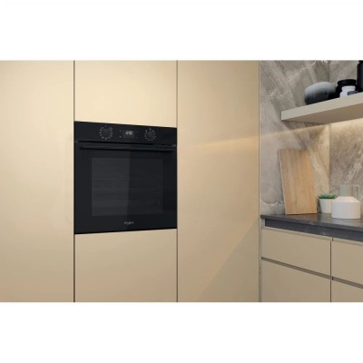 Духова шафа Whirlpool електрична, 71л, A+, дисплей, конвекція, телескопічні напрямні, чорний (OMK58HU1B) Духова шафа Whirlpool електрична, 71л, A+, дисплей, конвекція, телескопічні напрямні, чорний (OMK58HU1B)