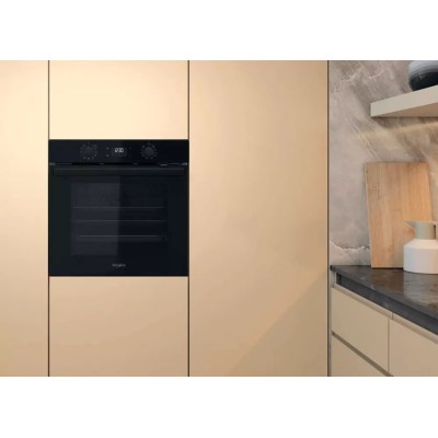 Духова шафа Whirlpool електрична, 71л, A+, дисплей, конвекція, телескопічні напрямні, чорний (OMR58HU1B) Духова шафа Whirlpool електрична, 71л, A+, дисплей, конвекція, телескопічні напрямні, чорний (OMR58HU1B)