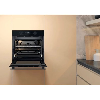 Духова шафа Whirlpool електрична, 71л, A+, дисплей, конвекція, телескопічні напрямні, чорний (OMR58HU1B) Духова шафа Whirlpool електрична, 71л, A+, дисплей, конвекція, телескопічні напрямні, чорний (OMR58HU1B)