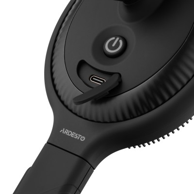 Електрична щітка-масажер ARDESTO для обличчя та тіла, акумулятор, USB Type-C , 4 режими, чорний (EMB-1B) Електрична щітка-масажер ARDESTO для обличчя та тіла, акумулятор, USB Type-C , 4 режими, чорний (EMB-1B)