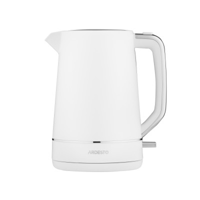Електрочайник Ardesto 1.7л, Otter, пластик, білий матовий (EKL-450W)