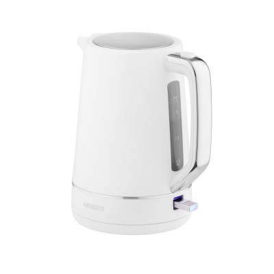 Електрочайник Ardesto 1.7л, Otter, пластик, білий матовий (EKL-450W)