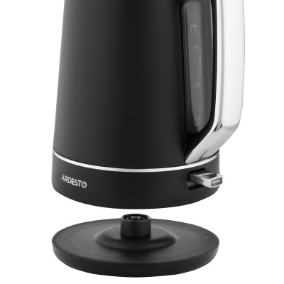 Електрочайник Ardesto 1.7л, Otter, пластик, чорний матовий (EKL-450B)