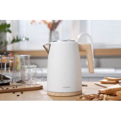 Електрочайник Ardesto EKL-F420WWD, 1.7л, метал, мат, Strix, білий Електрочайник Ardesto EKL-F420WWD, 1.7л, метал, мат, Strix, білий