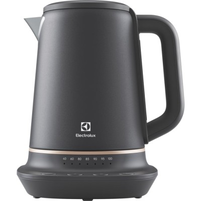 Електрочайник Electrolux 1.7л, Strix, метал, підтримка температури, чорний матовий (E7K1-6BP) Електрочайник Electrolux 1.7л, Strix, метал, підтримка температури, чорний матовий (E7K1-6BP)